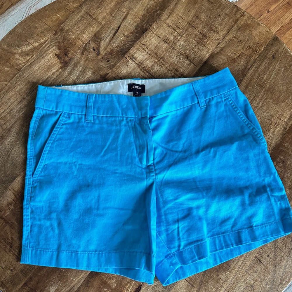 J. Crew Turquoise Blue Tailored Shorts